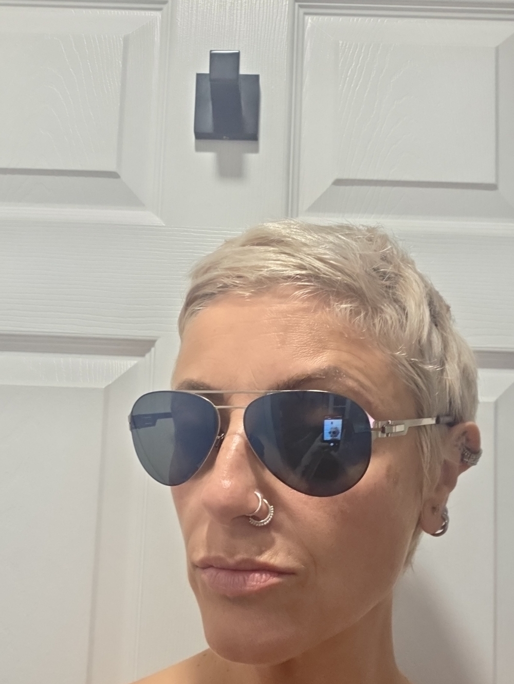 OVVO Aviator Sunglasses - Blue Lens Women’s Sunglasses